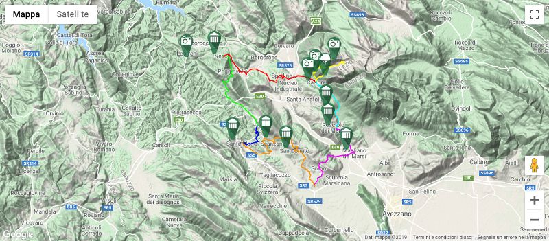 B&B La Residenza - Cammino dei briganti - mappa